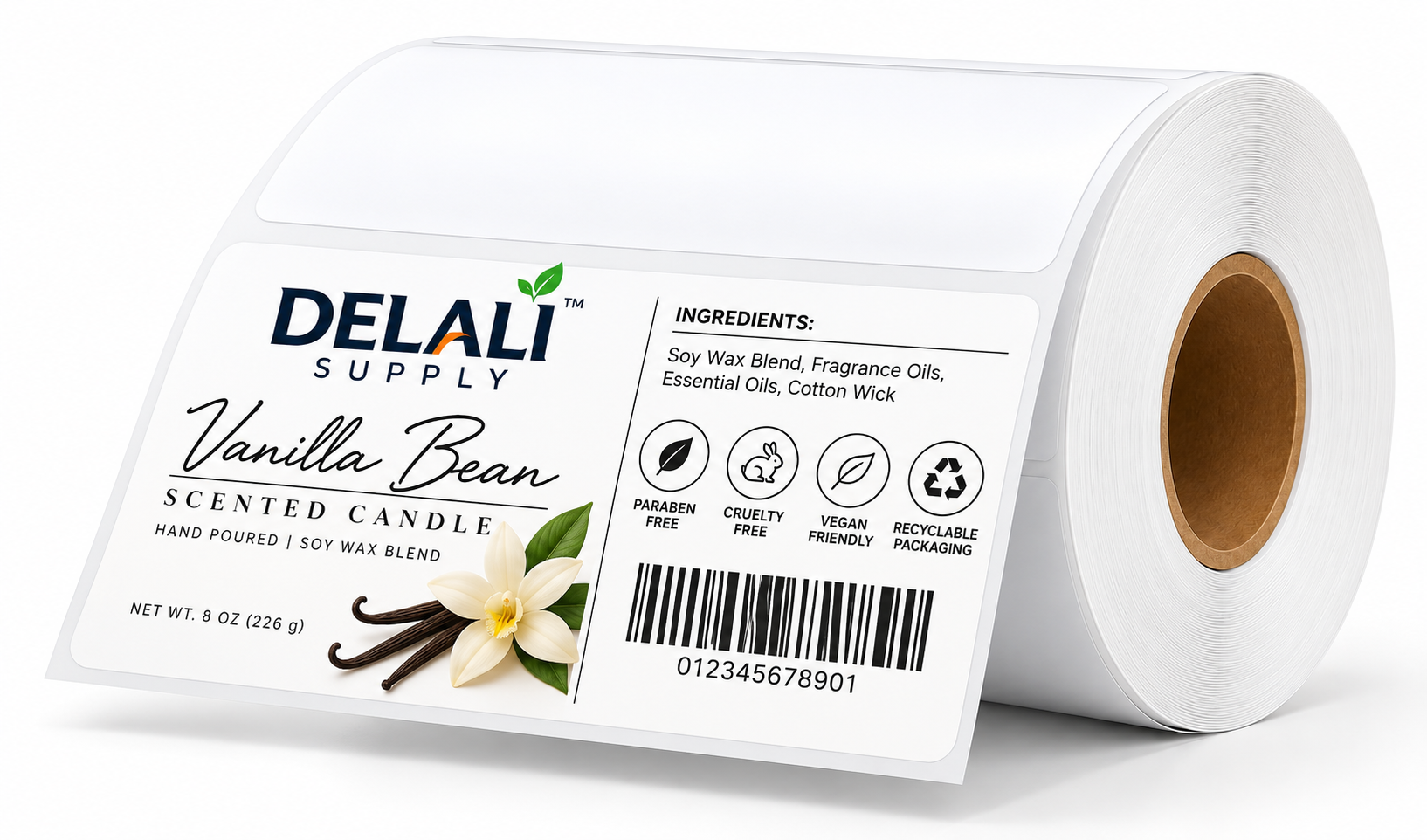 Delali Supply 4 by 2 roll direct thermal labels