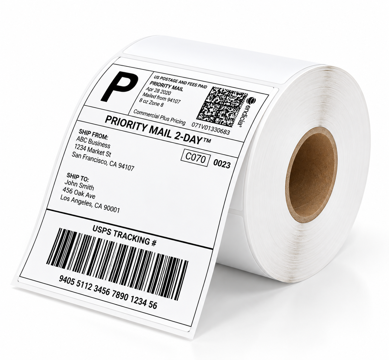 Delali Supply 4 by 6 roll direct thermal labels